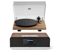 Pro-Ject Debut EVO 2 Turntable with Roberts Stream 67L All In One Smart Music System Walnut