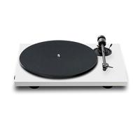 Pro-Ject E1.2, Plug & Play Entry-Level Turntable with electronic speed control, Pre-set Tracking Force, Fitted with Pick It MM E Phono Cartridge (White)