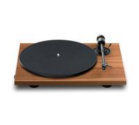 Pro-Ject E1.2, Plug & Play Entry-Level Turntable with electronic speed control, Pre-set Tracking Force, Fitted with Pick It MM E Phono Cartridge (Walnut)