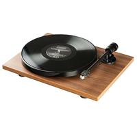 Pro-Ject E1, Plug & Play Entry-Level Turntable with Electronic Speed Switching, Support Force and Anti-Skating Preset (AT3600L, Walnut)