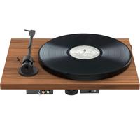 PRO-JECT E1 Standard Belt Drive Turntable - Walnut, Brown