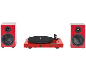 Pro-Ject Juke Box E1 HiFi Set red