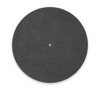 Pro-Ject Leather it, leather platter mat, Black | Replaces felt mats, damps resonances from metal platters, prevents static build-up, suitable for all turntables