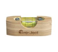 Pro-Ject Level it, precision spirit level for turntables | Precision spirit level made of wood, compact, clear bubble indicator, for setting up and checking your turntable