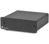 Pro-Ject Phono Box II Preamp (MC/MM Pickups, Hard Gold-Plated RCA/RCA Sockets), Black
