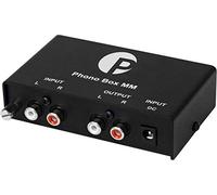 Pro-Ject Phono Box MM, MM phono preamplifier, black | Also for high-output MC cartridges, dual-mono design, metal casing, hard-gold-plated RCA sockets, under 1 W in standby