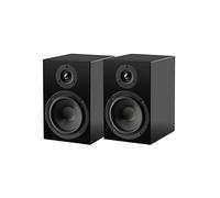 Pro-Ject Speaker Box 5 E, Compact Audiophile 2-Way bookshelf Speaker with bass reflex (Black)