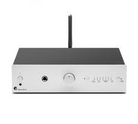 Pro-Ject Stereo Box E, Compact & Versatile Audiophile Integrated Amplifier, aptX™ HD Bluetooth 5.0, MM phono input, 3x digital inputs, built-in 24-bit/192kHz DAC, Headphone amplifier (Silver)