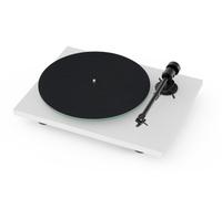 Pro-Ject T1 EVO BT Bluetooth Turntable with Ortofon OM10 cartridge and electronic speed control | Belt Drive | Manual | Aluminium Tonearm,Bluetooth,Built In Phono Stage | White