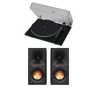 Pro-Ject T1 EVO Standard Turntable with Klipsch R40PM Powered Bluetooth Speakers Pair Hi-Fi Package