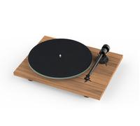 Pro-Ject T1 EVO Turntable with Ortofon OM10 cartridge | Belt Drive | Manual | Aluminium Tonearm | Walnut