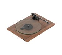 Pro-Ject T2 W, Plug & Play Wi-Fi Streaming Turntable, heavy glass platter, 9" aluminium tonearm with Sumiko Rainier cartridge fitted (Walnut)