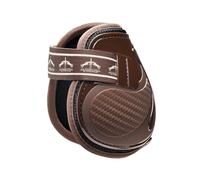 Pro Jump Short Vento Elastic Fetlock Boots - Medium · Brown