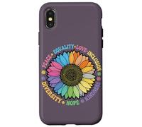 Pro Kindness Peace Equality Love Hope Diversity Human Rights Case for iPhone X/XS