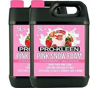 Pro-Kleen 10L Strawberry Milkshake Pink Snow Foam With Wax Super Thick & Non-Caustic Foam