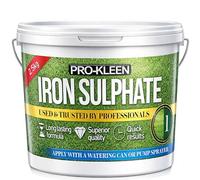 Pro-Kleen 2.5 KG PREMIUM Iron Sulphate (Makes up to 2500L When Diluted & Covers up to 2500m2) - Iron Lawn Conditioner and Turf Hardener. Dry Powder soluble in water, 232861, Packaging May Vary