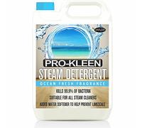 Pro Kleen 5 Litres Steam Detergent Ocean Fresh Fragrance For Steam Mops + Built In Water Softener … (5 Litre Ocean Steam)