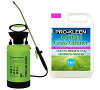 Pro-Kleen 5L Pump Sprayer With Pro-Kleen Artificial Grass Cleaner 5L Floral Fragrance