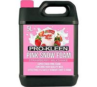 Pro-Kleen 5L Strawberry Milkshake Pink Snow Foam With Wax Super Thick & Non-Caustic Foam