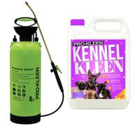 Pro-Kleen 8L Pump Sprayer With Pro-Kleen 5L Kennel Kleen Lavender For Catteries, Hutches, Aviaries, Patios, Artificial Grass