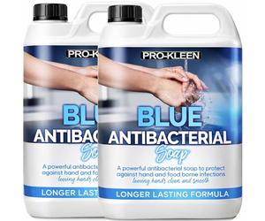 Pro-Kleen Anti Bactierial Hand Sanitiser Soap 2 x 5 Litres - Alcohol Free - Kills 99.9% Bacteria and Germs