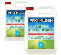 Pro-Kleen Artificial Grass Cleaner and Disinfectant - 2 x 5L Super Concentrate: Makes 30 Litres - Perfect for Homes with Dogs. Cleans & Deodorises - Cherry Fragrance