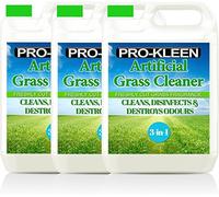 Pro-Kleen Artificial Grass Cleaner For Dogs (10:1 Super Concentrate Makes 10 Litres) Disinfectant and Deodoriser (Fresh Cut Grass 3 x 5L)