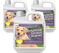 Pro-Kleen Artificial Grass Cleaner For Dogs (10:1 Super Concentrate Makes 30 Litres) Disinfectant and Deodoriser - (Lavender Fragrance) 3 x 1 Litre