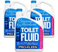 Pro-Kleen Blue Toilet Chemical Fluid Solution Cleaner 6L for Caravan and Motorhomes - Eco-Friendly, Formaldehyde Free - Upto 60 Treatments - 6 Litres