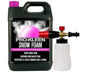 .Pro-Kleen Bubblegum Snow Foam Shampoo 5L with Karcher K Series Snow Foam Lance