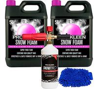Pro-Kleen Bubblegum Snow Foam with Snow Foam Lance & Microfibre Wash Mitt - Produces Thick Foam to Remove Dirt, Grime, Grease and More - The Ultimate Pre Wash (10 Litres)