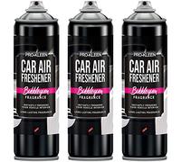 Pro-Kleen Car Air Freshener Aerosol - Removes Nasty Odours - Strong & Long-lasting Bubblegum Fragrance (3 x 400ml)