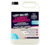 Pro-Kleen Scent Booster Carpet Shampoo 5L - Concentrated Encapsulation Technology - Neutralises Odours, Deeply Cleans & Prevents Future Stains - Long-Lasting Fresh Linen Fragrance