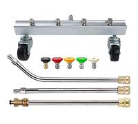 Pro-Kleen Chassis Cleaner and Lance Compatible with Bosch Pressure Washers with 5 Spray Jet Adaptors - Underbody Undercarriage