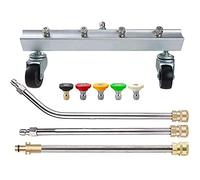 Pro-Kleen Chassis Cleaner and Lance Compatible with Nilfisk Gerni Pressure Washers with 5 Spray Jet Adaptors - Underbody Undercarriage