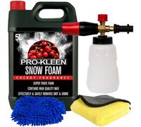 Pro-Kleen Cherry Snow Foam Karcher K Series Snow Foam Lance & Microfibre Cloth & Mitt Pressure Washer