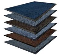 Pro-Kleen Commercial Heavy Duty Rubber Backed Non-Slip Entrance Mat Hard Wearing and Dust Repellent for Businesses (Midnight Grey, 85 x 120 cm)