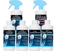 Pro-Kleen Complete Hot Tub Spa Jacuzzi Whirlpool Cleaning Kit Highly Effective Maintenance