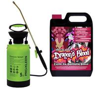 Pro-Kleen Dragon's Blood Extreme Iron Contamination Fallout Remover 5L - For all Wheels, Paintwork & Glass, Concentrated, pH Neutral, Alloy Wheel Rim Cleaner with 5L Garden Pump Sprayer