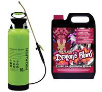 Pro-Kleen Dragon's Blood Iron Contamination Fallout Remover 5L - For all Wheels, Paintwork & Glass, Concentrated, pH Neutral, Alloy Wheel Rim Cleaner with 10L Garden Pump Sprayer