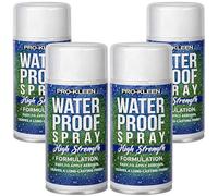 Pro-Kleen Fabric Waterproof Protector Spray - Repels Water and Oil for Clothing, Carpets, Backpacks, Tents and More - Leaves a Long-lasting and Invisible Finish (4 x 400ml)
