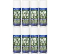 Pro-Kleen Fabric Waterproof Protector Spray - Repels Water and Oil for Clothing, Carpets, Backpacks, Tents and More - Leaves a Long-lasting and Invisible Finish (8 x 400ml)