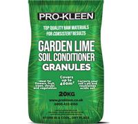 Pro-Kleen Garden Lime Soil Conditioner Granules 20Kg Granular Limestone Increases Ph Levels To Neutralise Soil Fast Acting