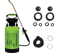 Pro-Kleen Garden Pressure Pump Sprayer Manual Action 5L With Brass Lance And 2 X Spare Seal Kit