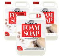 Pro-Kleen Hand Foam Soap 3 x 5L - Citrus Hand Soap Refill - Kind to Skin, Powerful Cleansing Action, Luxurious Lather - Use in All Bulk Fill Dispensers - Orange Coloured Soap