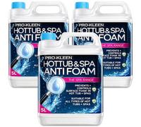 Pro-Kleen Hot Tub & Spa Anti Foam For All Hot Tubs & Spas-Easy To Use 5L, Clear (15 Litres)