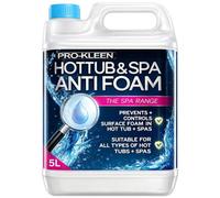 Pro-Kleen Hot Tub & Spa Anti Foam For All Hot Tubs & Spas-Easy To Use 5L, Clear (5 Litres)