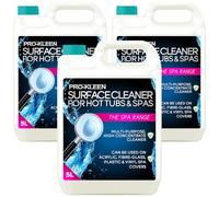 Pro-Kleen Hot Tub & Spa Surface Cleaner Spray (15L) - Removes Dirt, Oil & Grease - Deeply Cleans Hot Tub, Pool & Spa Shells