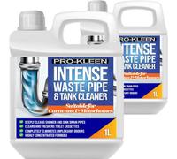 Pro-Kleen Intense Waste Pipe and Tank Cleaner for Caravans and Motorhomes 2L - Deeply Cleans & Freshens Shower & Sink Drain Pipes, Toilet Cassettes, Eliminates Odours