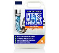 Pro-Kleen Intense Waste Pipe and Tank Cleaner For Caravans and Motorhomes 5L - Deeply Cleans, Freshens, Shower & Sink Drain Pipes, Toilet Cassettes, Eliminates Unpleasant Odours